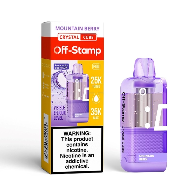 Mountain Berry Off Stamp Crystal Cube Pod