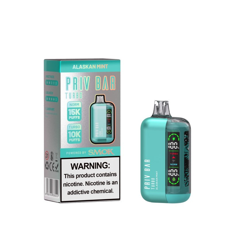 Alaskan Mint Priv Bar Turbo 15000 - Vape.LLC