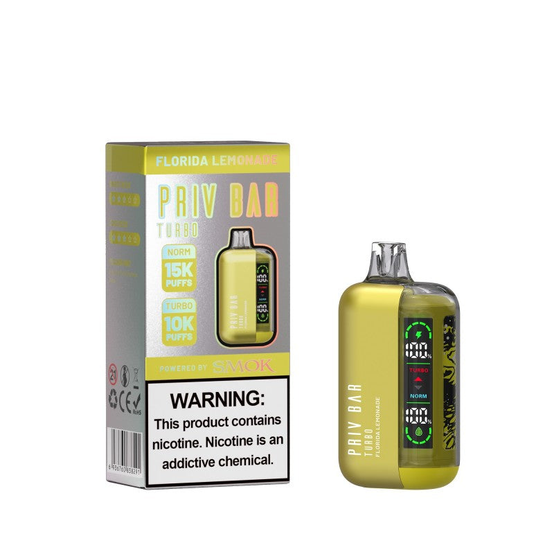 Florida Lemonade Priv Bar Turbo 15000 - Vape.LLC