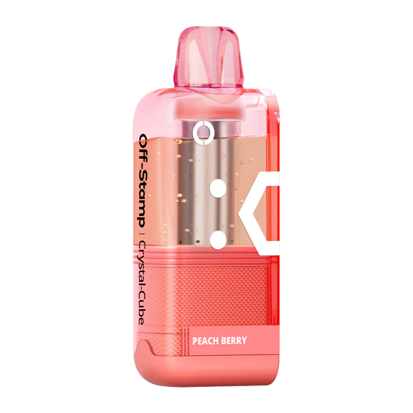 Peach Berry Off Stamp Crystal Cube Pod