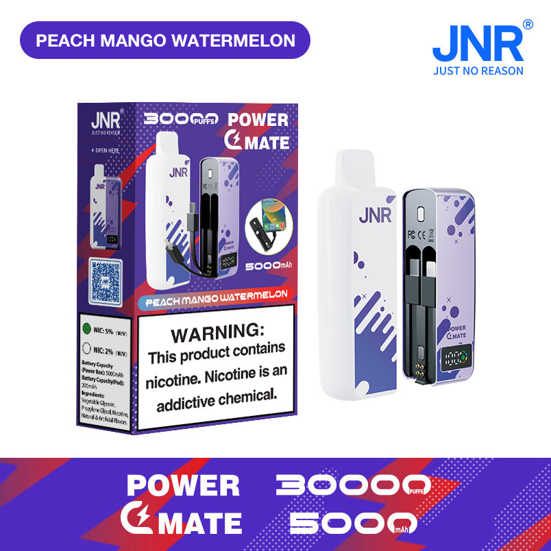 Peach Mango Watermelon JNR Power Mate 30K Kit