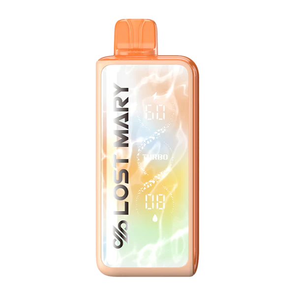 Lost Mary vape device with colorful design on a white background