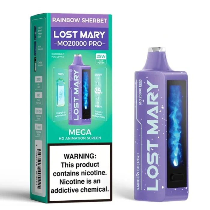 Rainbow Sherbet Lost Mary MO20000 Pro - Vape.LLC