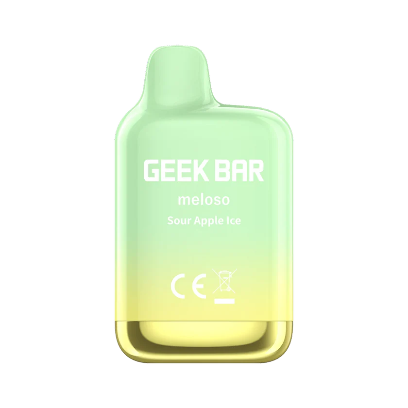 Geek Bar Meloso Mini 1500 Sour Apple Ice  Disposable Vape - Vaping Shop