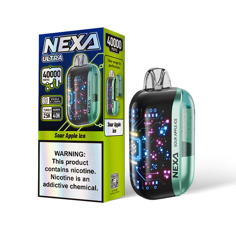 Nexa Ultra 40000 Sour Apple Ice