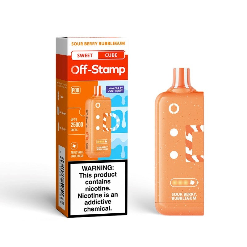 Sour Berry Bubblegum Off Stamp Sweet Cube Pod 25K - Vape.LLC