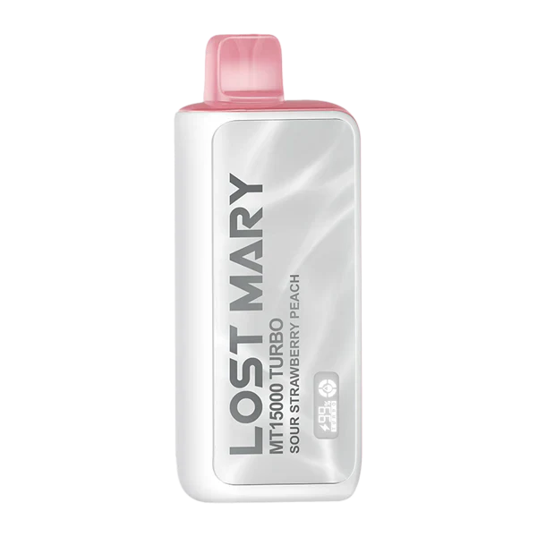 Sour Strawberry Peach Lost Mary MT15000 Turbo - Vape.LLC