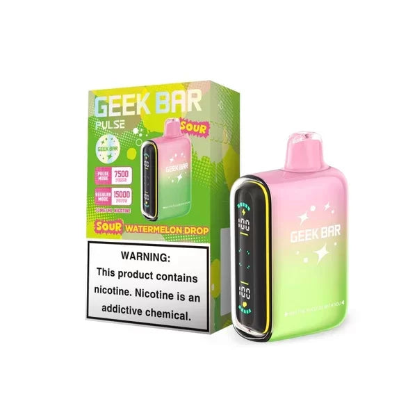 Sour Watermelon Drop Geek Bar Pulse 15000 - Vaping Shop