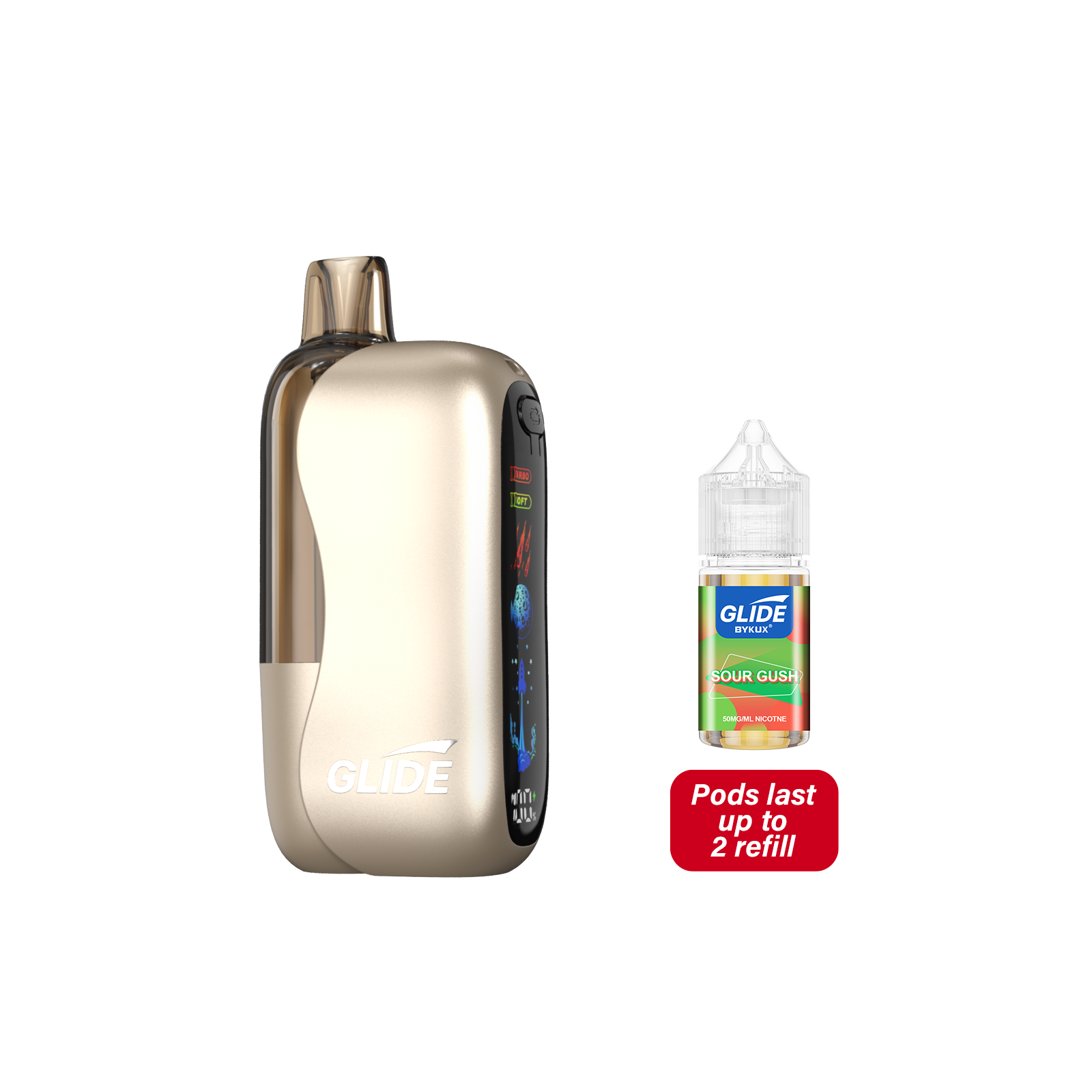 Glide 80K Kit - Sour Gush Disposable Vape - Vaping Shop