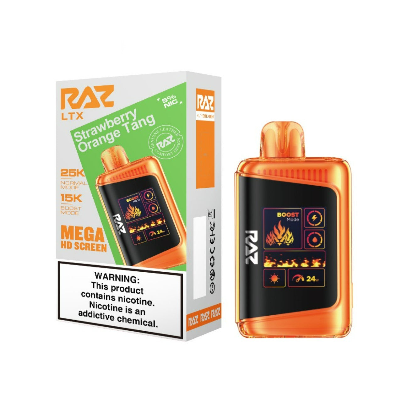 Strawberry Orange Tang Raz LTX 25K - Vape.LLC