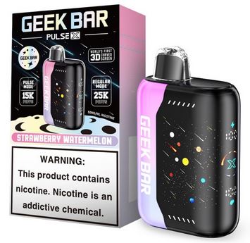 Strawberry Watermelon Geek Bar Pulse X 25000 - Vape.LLC