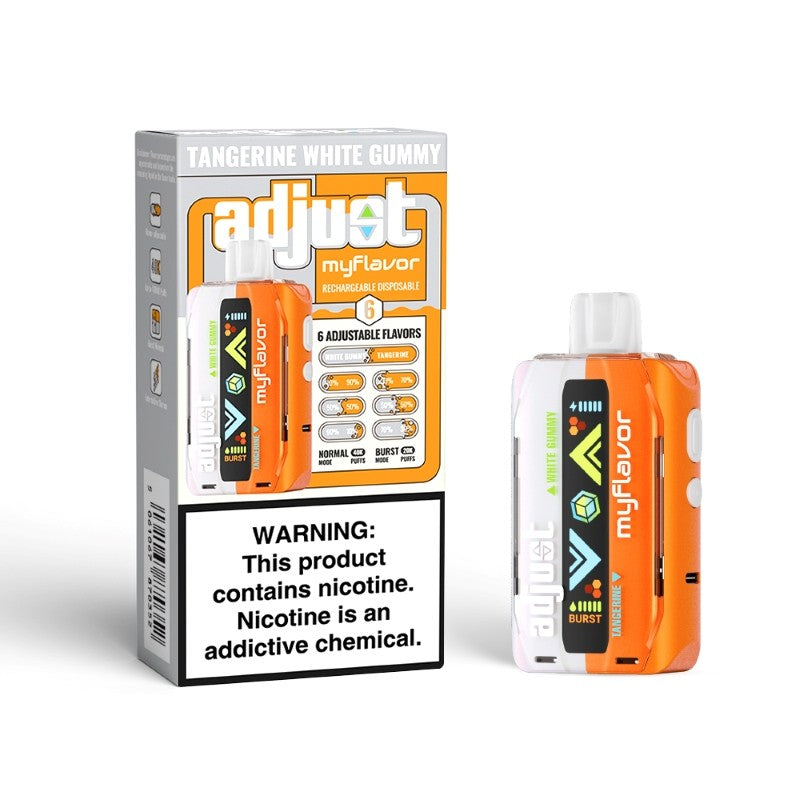 Tangerine White Gummy Adjust MyFlavor 40K - Vape.LLC