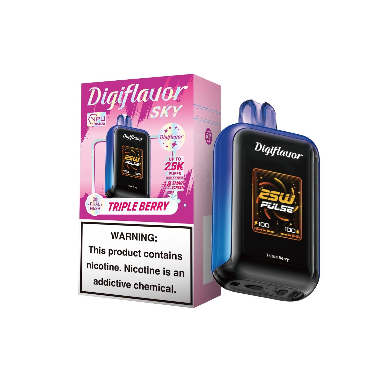 Triple Berry Digiflavor SKY 25K - Vape.LLC