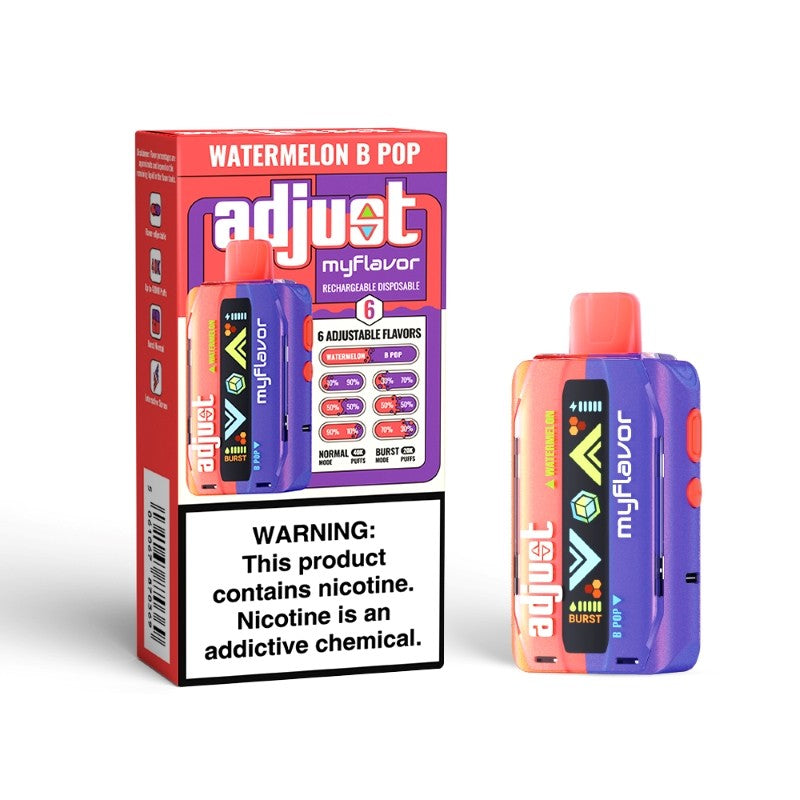 Watermelon B Pop Adjust MyFlavor 40K - Vape.LLC
