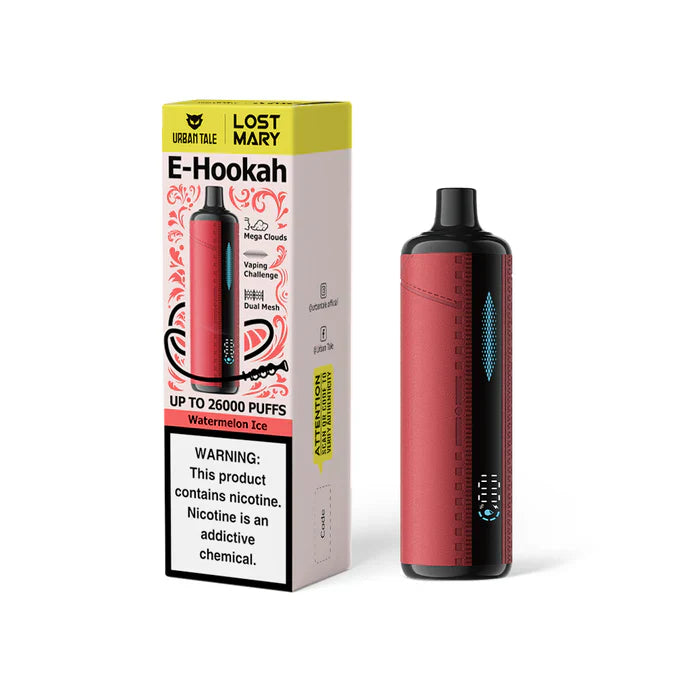 Watermelon Ice Urban Tale x Lost Mary E-Hookah 26000 - Vape.LLC