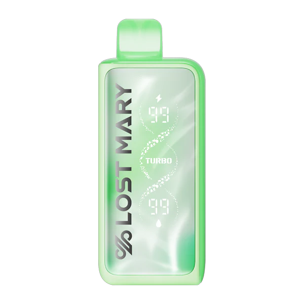 Lost Mary vape device with digital display on a white background